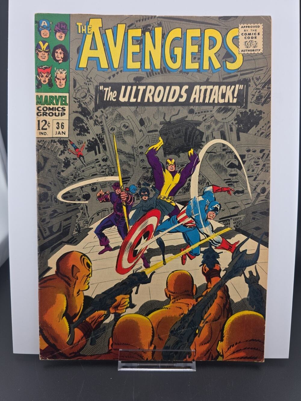 Avengers #36 1967 - "The Ultroids Attack!" 5.0